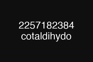 2257182384 cotaldihydo